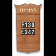 Mountable Hymn Board SKU 239H