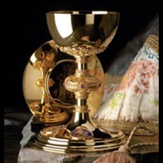 Chalice & Scale Paten with Ring SKU 2430