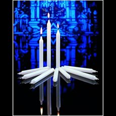 Stearine Congregational Vigil Candles 17/32" x 7"