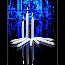 Our tallest Stearine vigil candles look great and burn for a long time Stearine Congregational Vigil Candles 17/32" x 7"