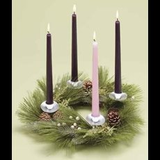 14" Pine Advent Wreath Only SKU 35890