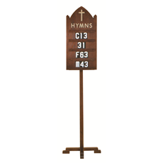 Standing Hymn Board SKU 4290