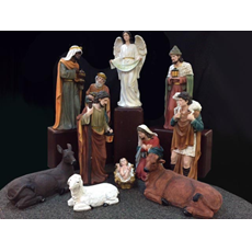 Exclusive 32" Nativity Set 32” Large Nativity Set for Church or Home Use