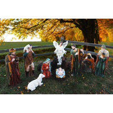 Exclusive 39" Nativity Set 39” Tall Outdoor Nativity Set