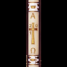 Gloria White Paschal Candles SKU 60113
