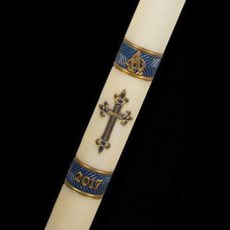 Fleur De Lis Paschal - Blue SKU 60133