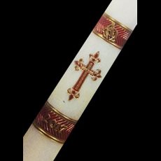 Fleur De Lis Paschal - Red SKU 60134