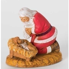 4" Kneeling Santa SKU 65015