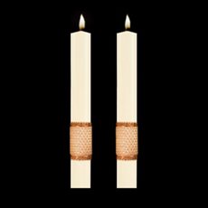 Holy Cross of San Damiano Altar Candles SKU 69837