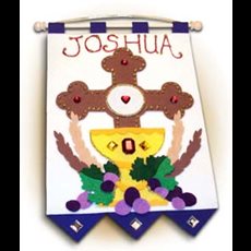 Banner Kit 9" x 12" - "Cross of Redemption" Royal Blue SKU 702