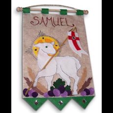 Banner Kit 9" x 12" - "Lamb of God" Green SKU 753