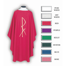 Chi Rho Chasuble - 8 Colors Available SKU 852