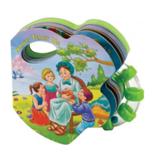 Saints Teach Us - Rattle Book SKU 9780899427232