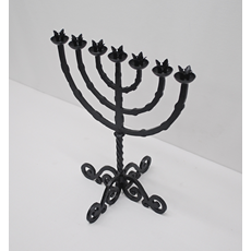 Wrought Iron Menorah SKU C180-042
