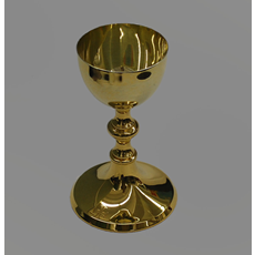 Sterling Cup Chalice - 7 5/8" SKU C259-003