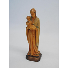 Woodcarved Madonna & Child - 8 1/2" SKU C421-271