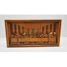 Woodcarved Last Supper SKU C421-475