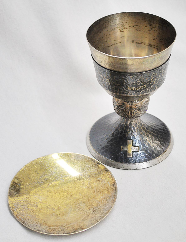 Used Church Chalice with Paten for Sale Used Communion Ware Used Church Supplies Catholic