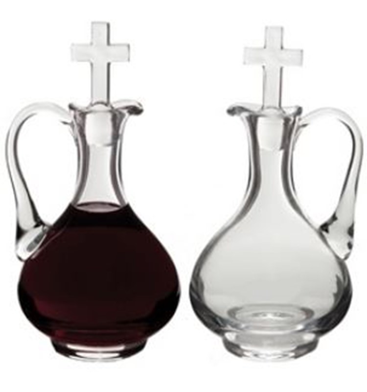 Glass Cruets 8 oz. T. H. Stemper Co.