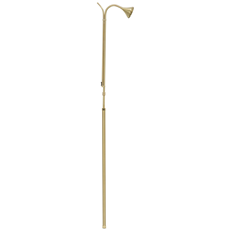 48" to 72" Candle Lighter/Snuffer - Satin Brass or Nickel Plated SKU K-221
