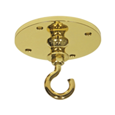 Ceiling Hook - Polish Brass or Satin Bronze SKU K-157