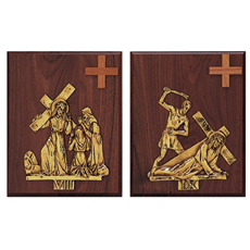 Stations of the Cross - Mounted SKU K-379-GP