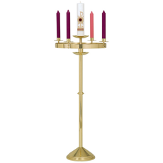 Combination Advent Wreath and Paschal Candle Holder SKU K-556