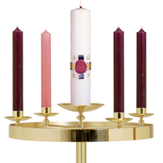 Advent Wreath - Top Section Only SKU K-611-WREATH