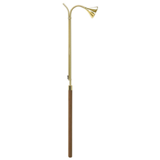 60" Candle Lighter/Snuffer - Solid Brass or Satin Nickel SKU K-225-5