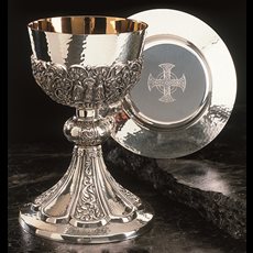 "The Byzantine" Chalice & Dish Paten SKU 2320