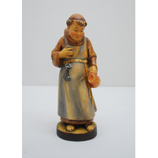 8 1/2" Woodcarved Monk SKU C421-399