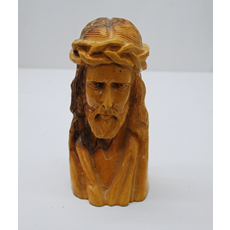 Olivewood Bust Of Christ - 9" SKU C262-043
