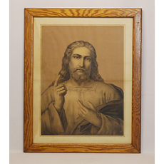 Antique Image Of Christ - 1896 SKU C177-003
