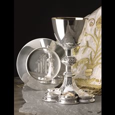 Chalice & Scale Paten with Ring SKU 2480